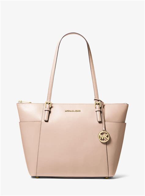 michael kors jet set travel bag pink|michael kors saffiano jet set.